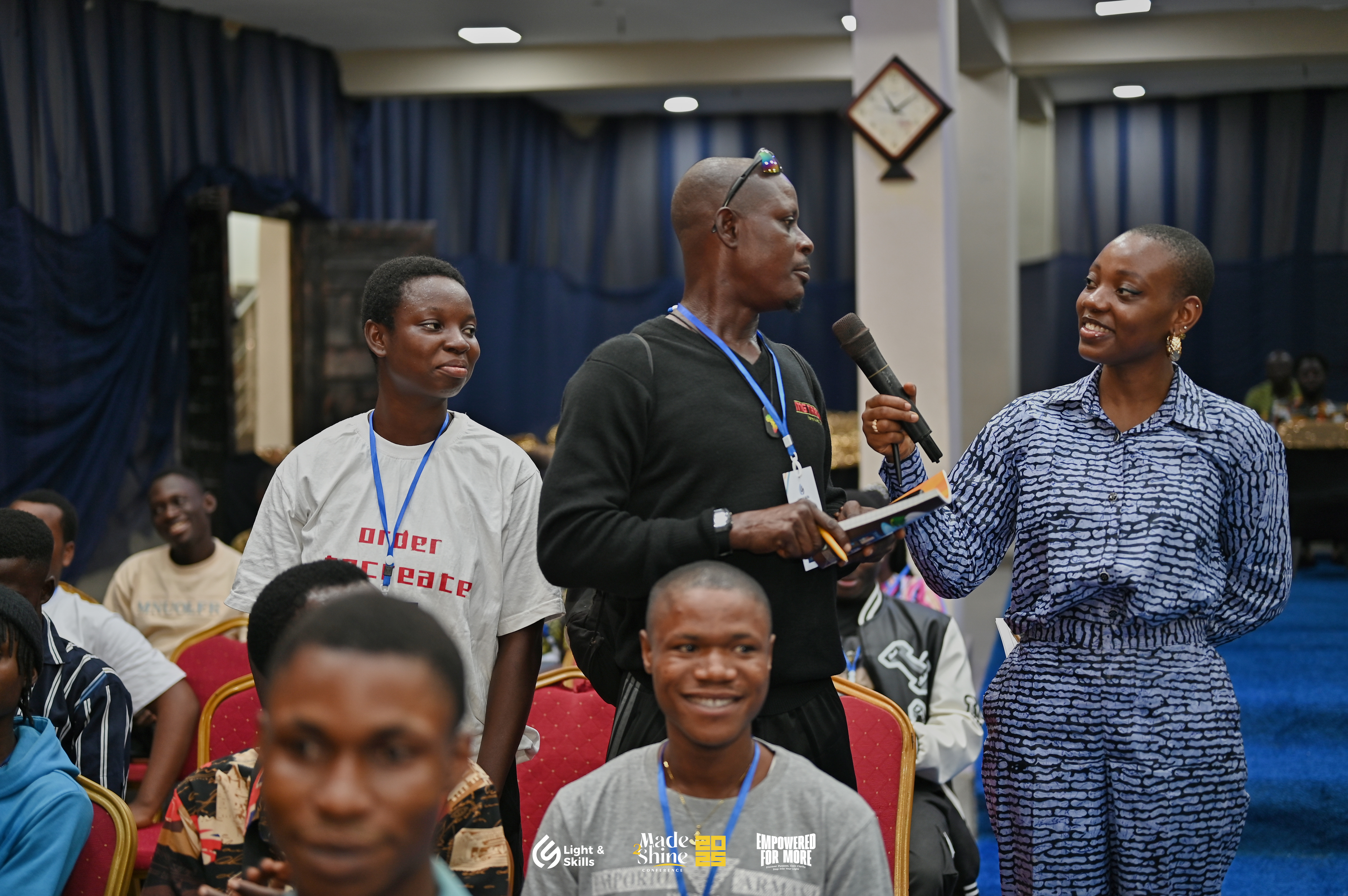 Made2Shine Conference moment